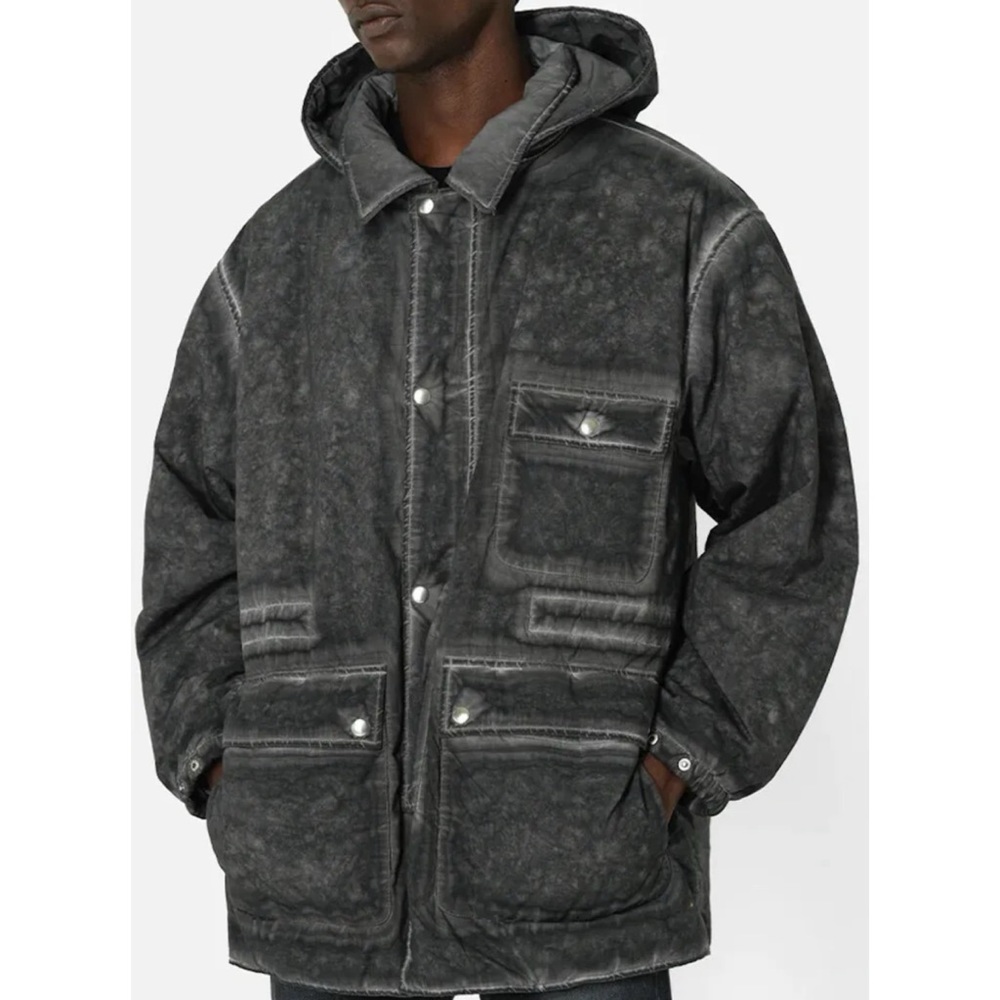 NWT John Elliott "Cold Dye Scout Parka" charcoal M,L,Xl $1298